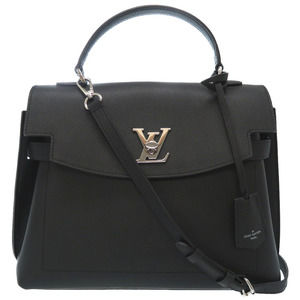 Louis Vuitton LockMe Ever BB Leather Noir 2way Handbag Black